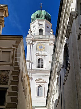 St. Stephen's Cathedral,ÃÂ baroqueÃÂ church from 1688 inÃÂ Passau,ÃÂ Germany